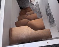Treppe zum Spitzboden 