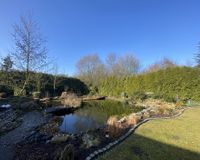 ... Garten mit Teich