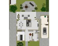 Erdgeschoss und Auenanlage