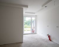 Blick vom Wohnbereich zur Küche