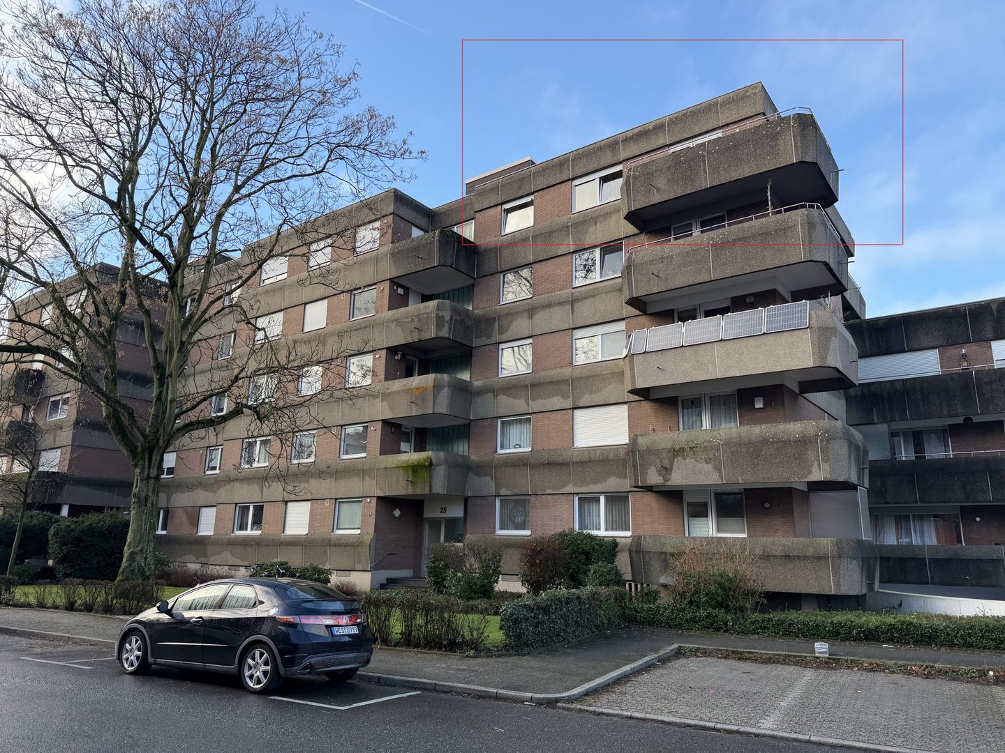 Wohnung mit Ausblick, Balkon und Tiefgarage mitten in Wesel